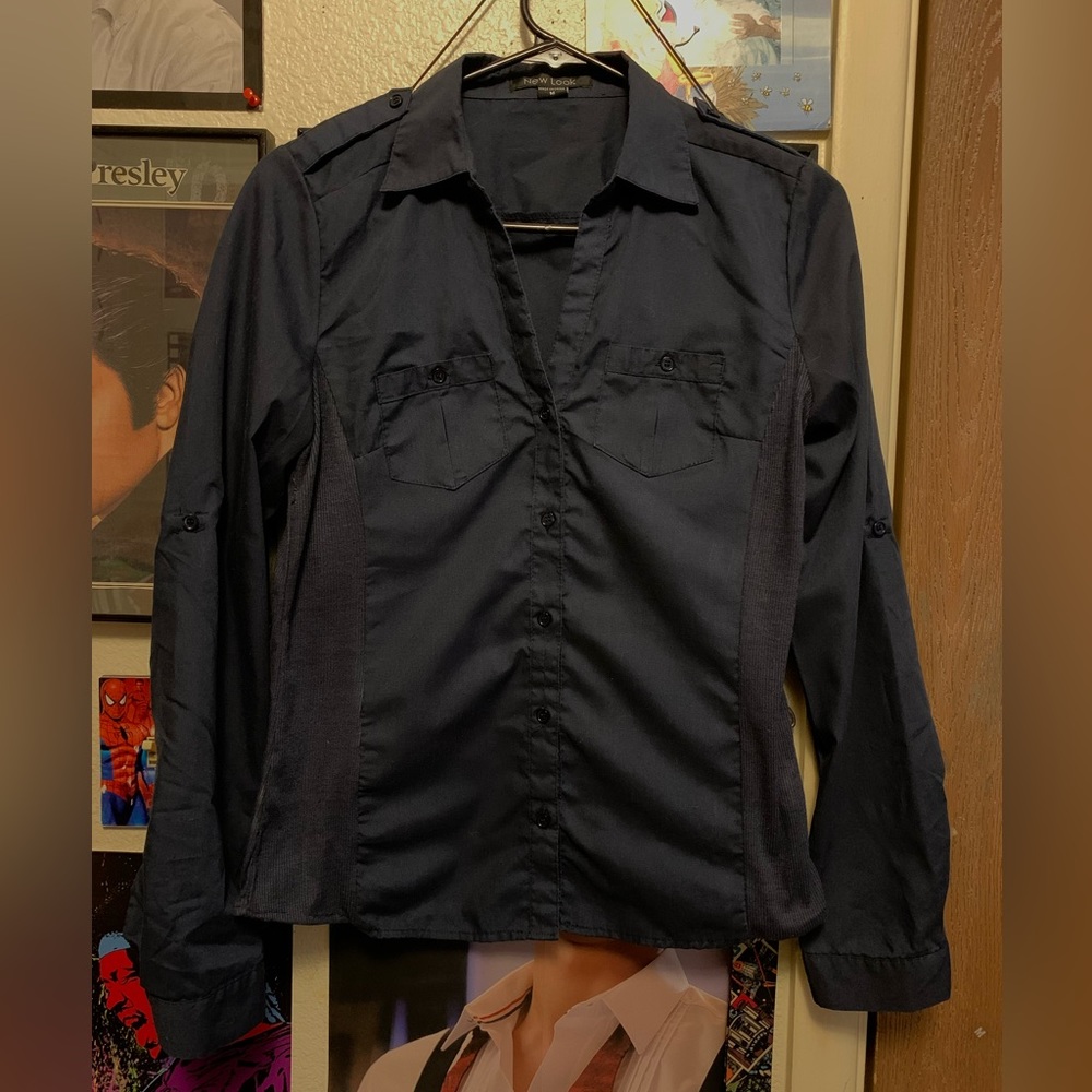 Navy Blue Flannel